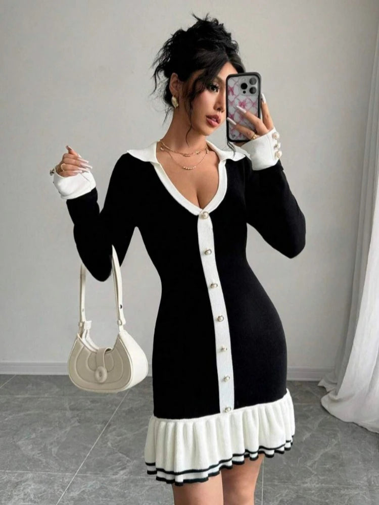 Cardigan dress