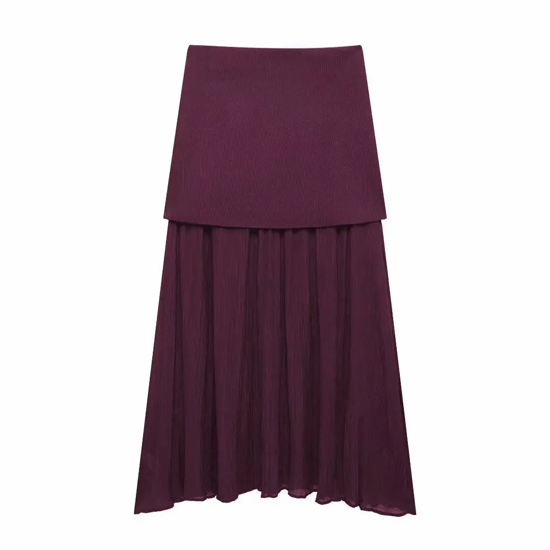 Zara - burgundy set