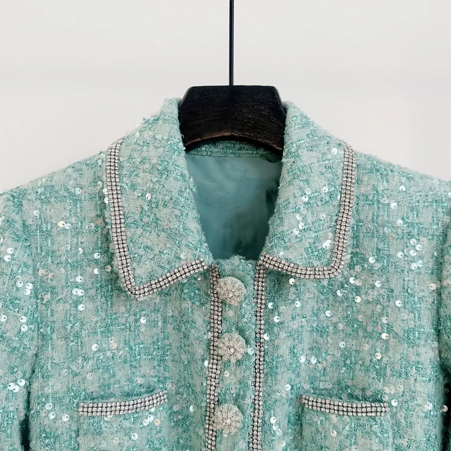Sequin baby doll dress