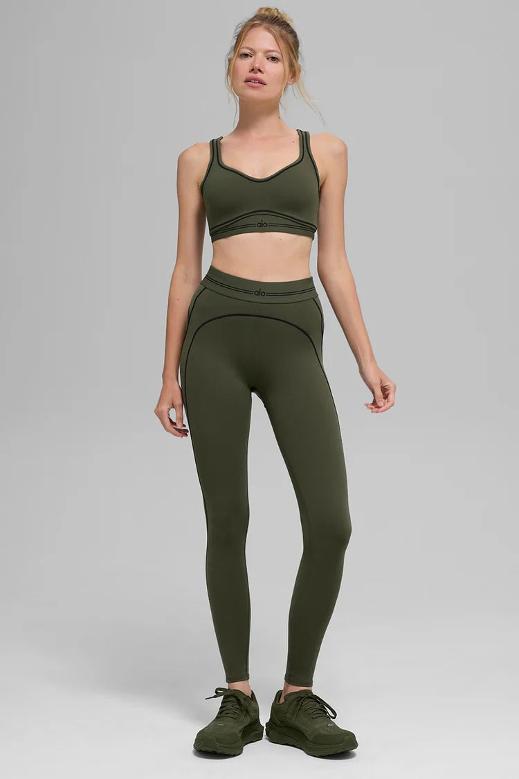 Olive Green Contrast Set