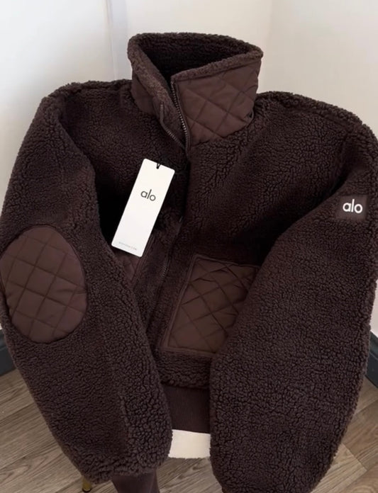 Teddy jacket - brown