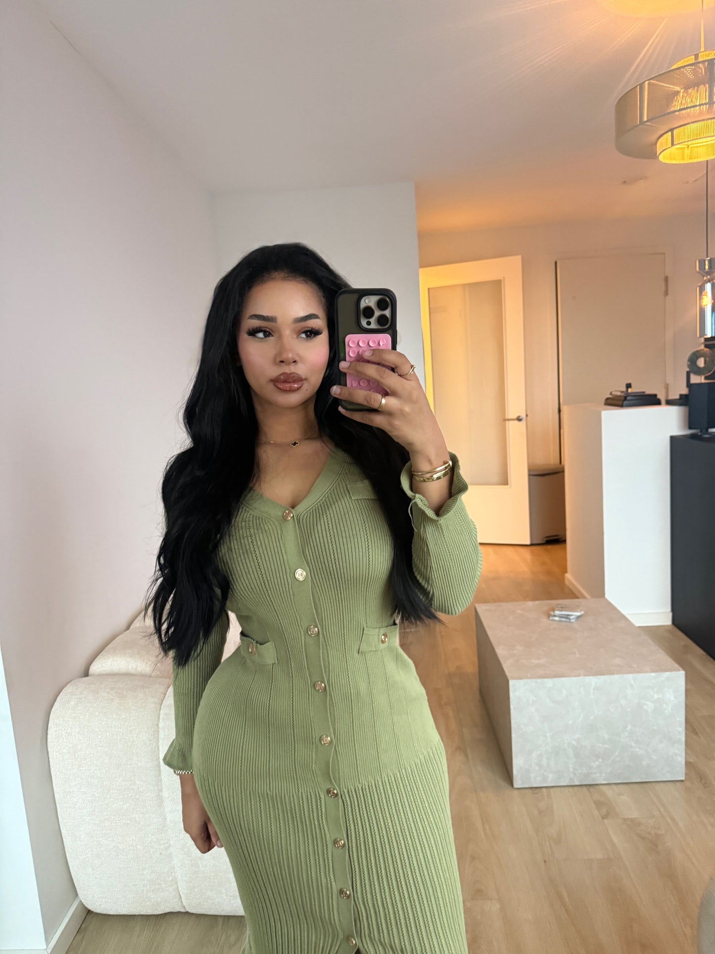 Sandro - green dress