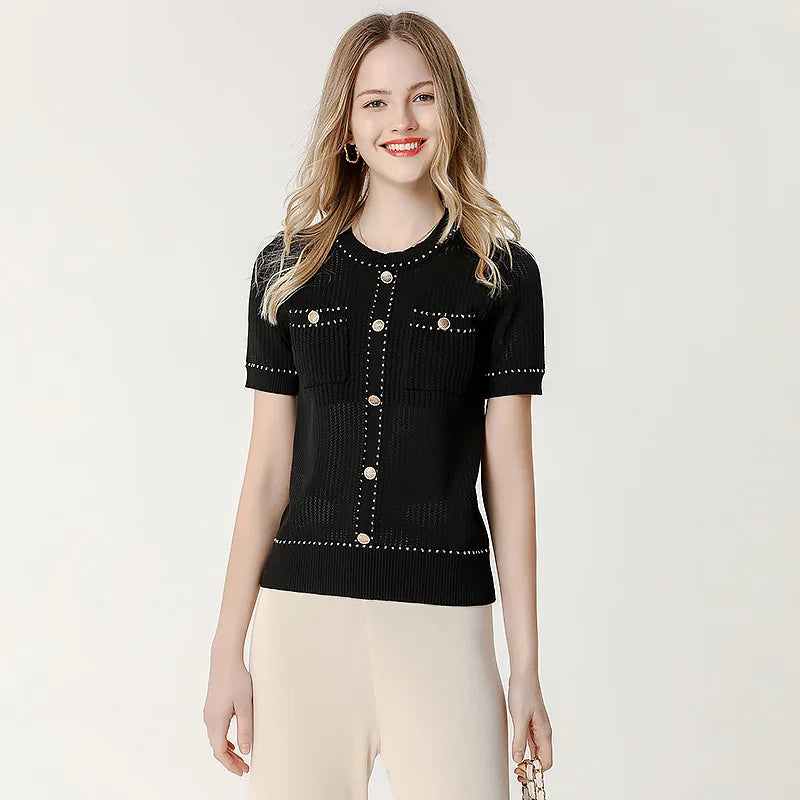 Black Knit top