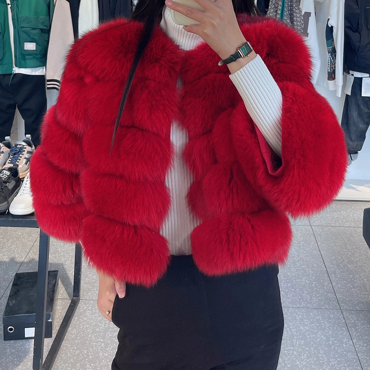 Fur coat