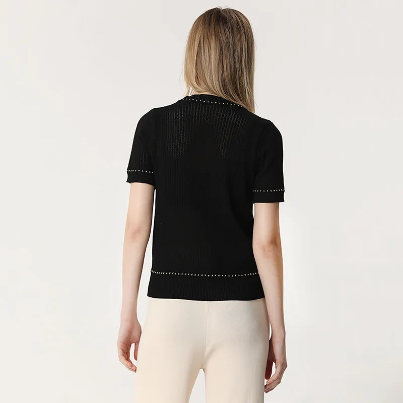 Black Knit top