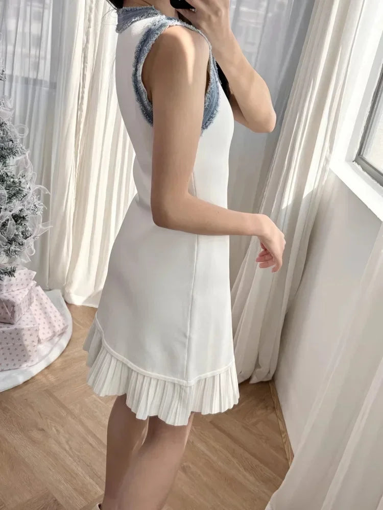 Sandro - short blue jean dress