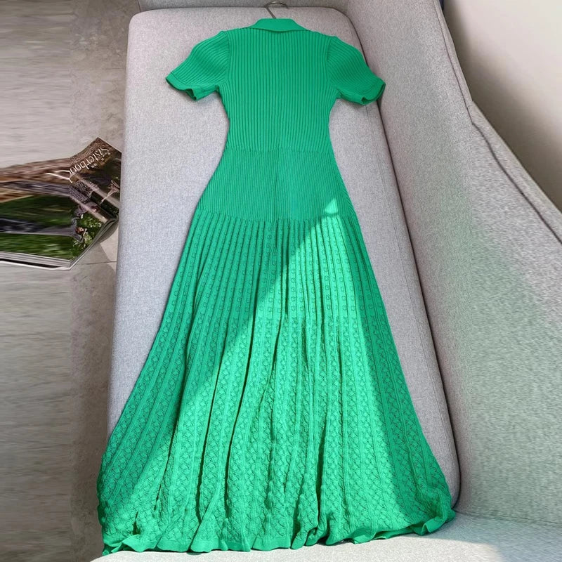 Sandro - long knit dress