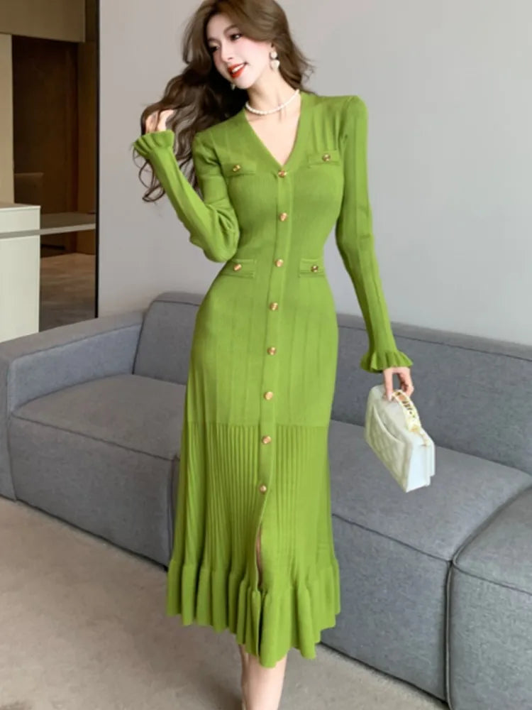 Sandro - green dress