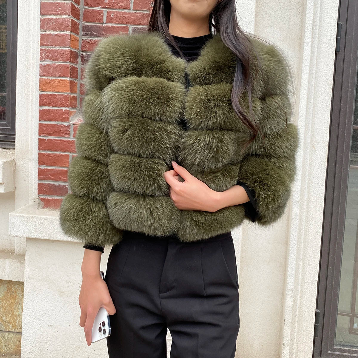 Fur coat