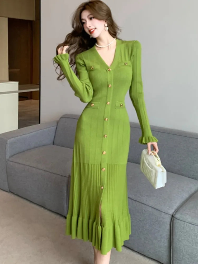 Sandro - green dress
