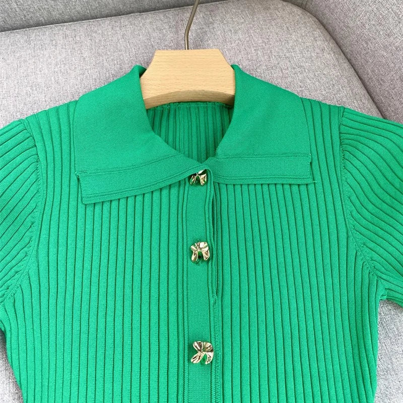 Sandro - long knit dress